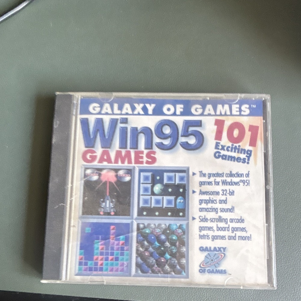 Galaxy of Games Win95 101 Games CD for Windows 95, English License & Media